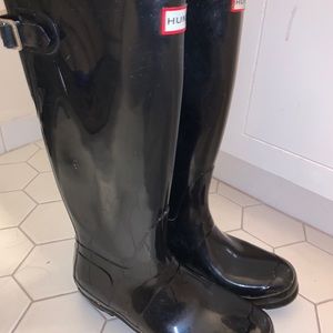 Hunter boots women’s sz 10 black